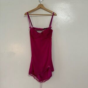 M Love and Lemons Backless Underwire Slip Dress NWOT